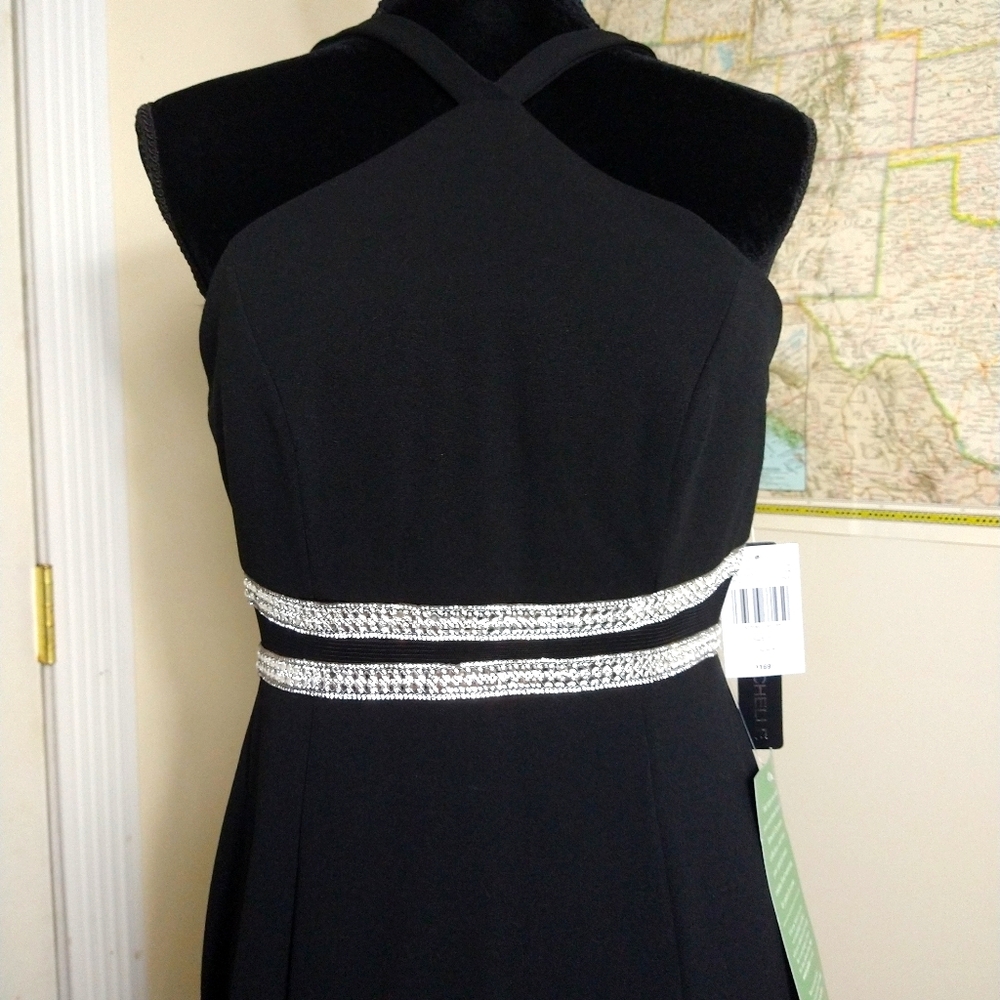 Black evening gown